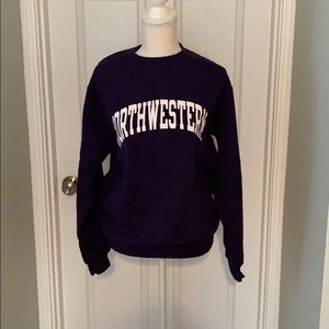Northwestern Crew Neck Sweatshirt